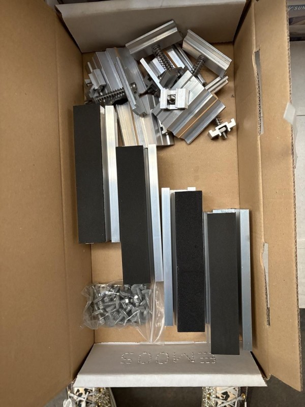 Support 5 panneaux sur Bac acier