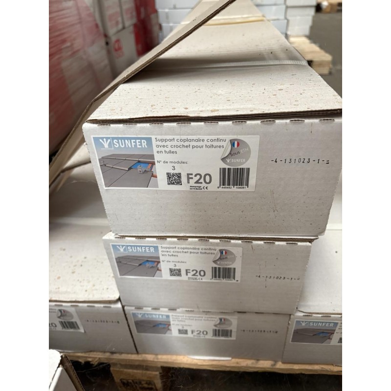 Support Toit tuiles 3 panneaux