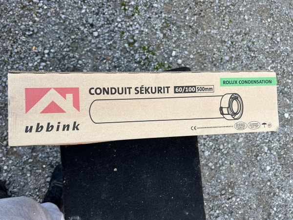 Elément droit 60/100 45CM