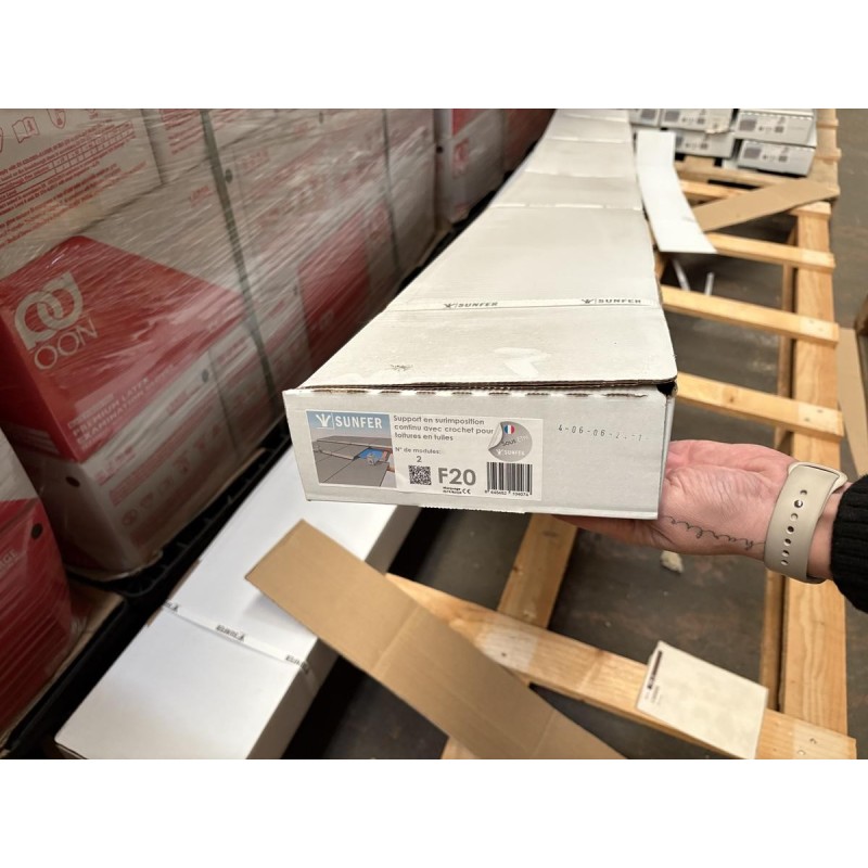 Support Toit Tuiles 2 panneaux