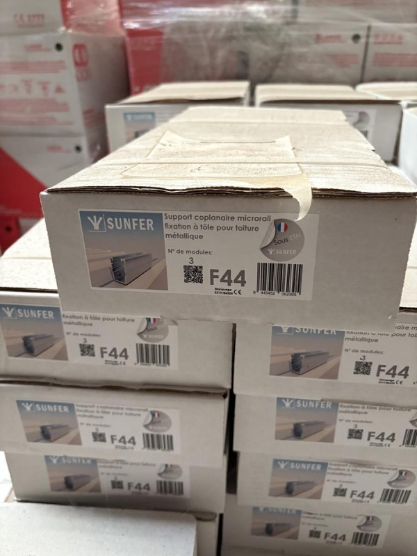 Support 3 panneaux Bac Acier